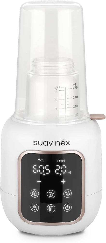 Suavinex buteliukų šildytuvas ir sterilizatorius 2 viename, 5 programos, 220–240 V, 402604
