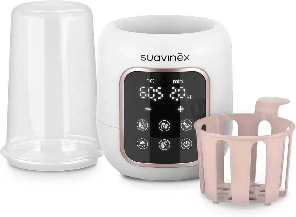 Suavinex buteliukų šildytuvas ir sterilizatorius 2 viename, 5 programos, 220–240 V, 402604