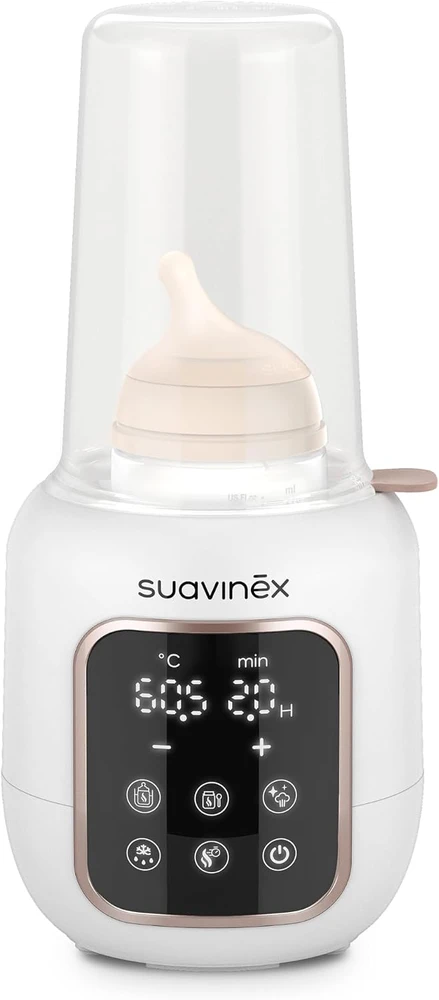 Suavinex buteliukų šildytuvas ir sterilizatorius 2 viename, 5 programos, 220–240 V, 402604