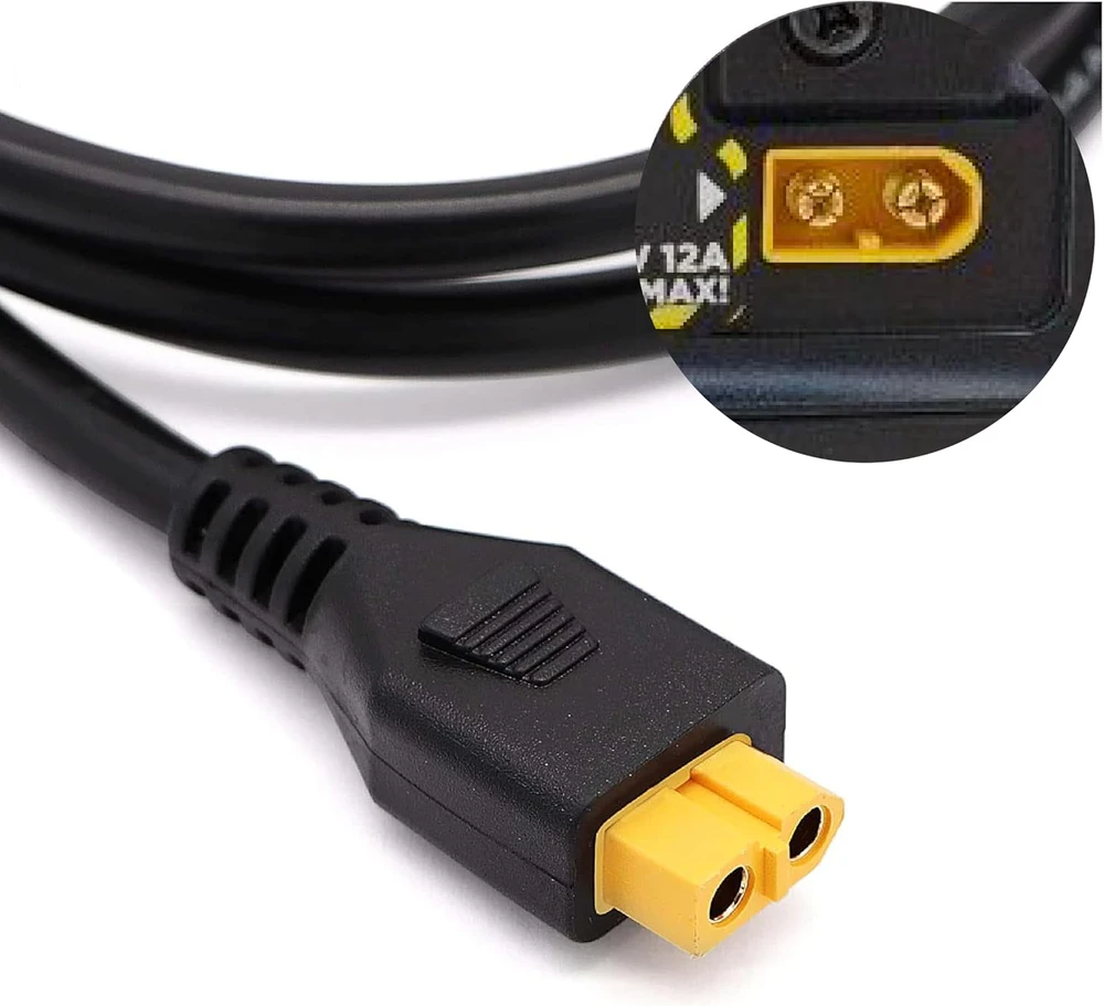 Sulčiaspaudė helpers lab automobilinis įkrovimo laidas su XT60 jungtimi, 12/24 V, 1,5 m, AU-90W