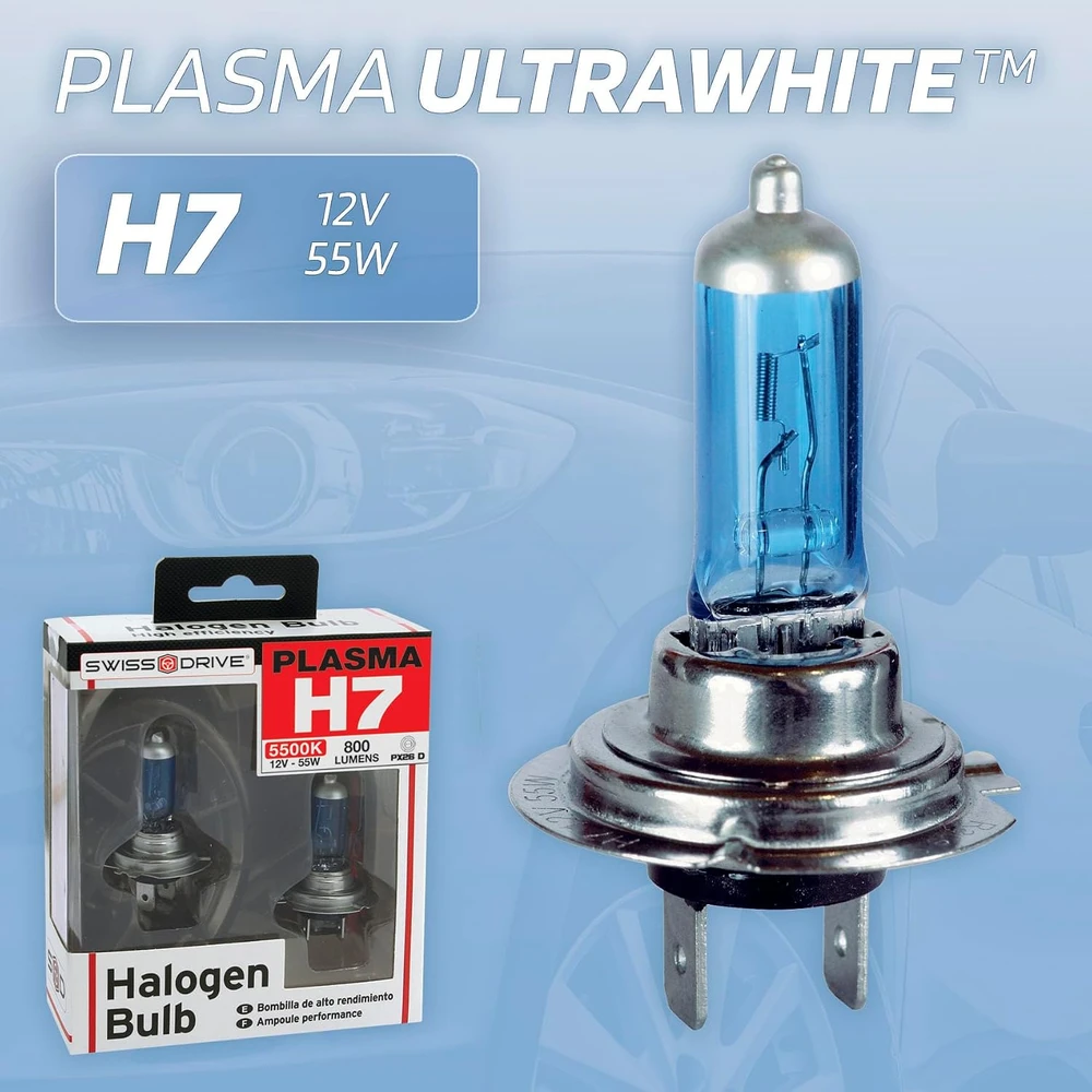 Sumex H7 halogeninė automobilio lemputė 55 W 12 V 4100 K PLASMH7