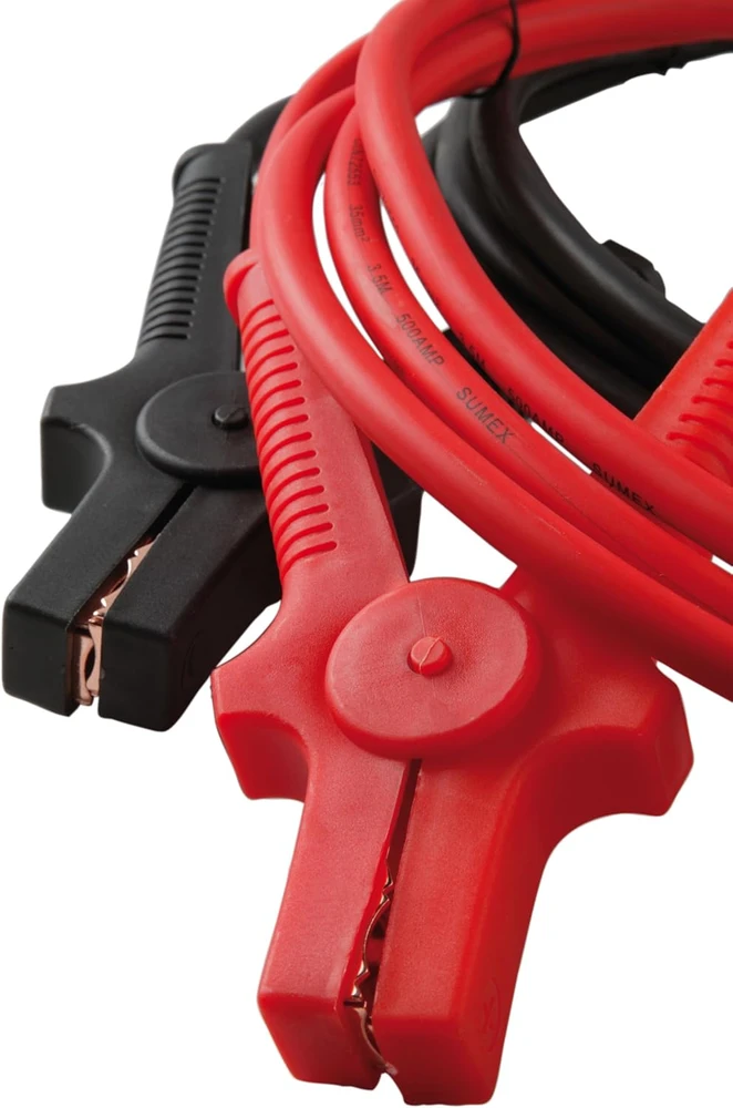 Sumex užvedimo laidai 500 A, 3,5 m, 12–24 V, 35 mm², 2707007