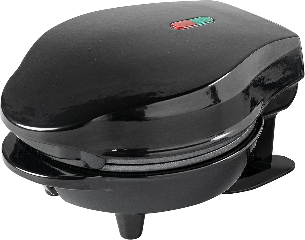 Sumuštinių keptuvas Bestron mini vaflinė 550 W su nepridegančia danga, juoda AMW500Z
