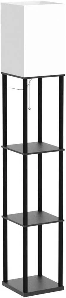 SUNMORY pastatoma LED grindų lempa, 60 W, E27, 3 spalvų temperatūros, juoda, 160 cm