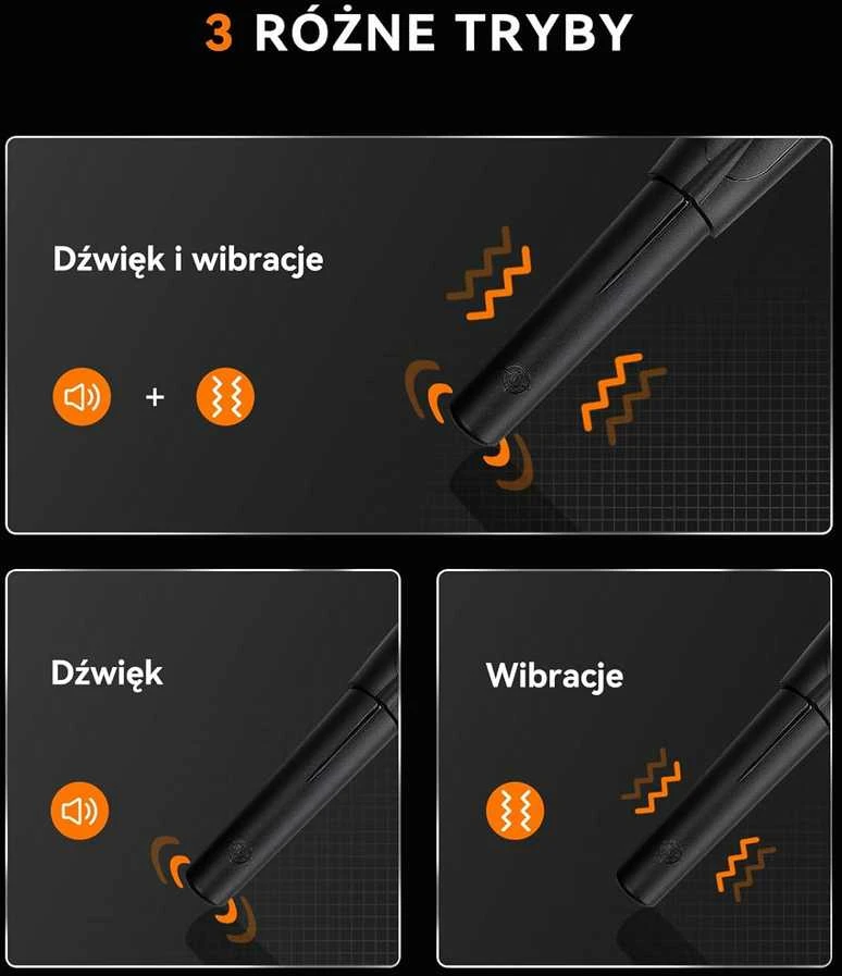 SUNPOW metalo detektorius Pinpointer, IP68 atsparus vandeniui, 360° aptikimas, OTMD01