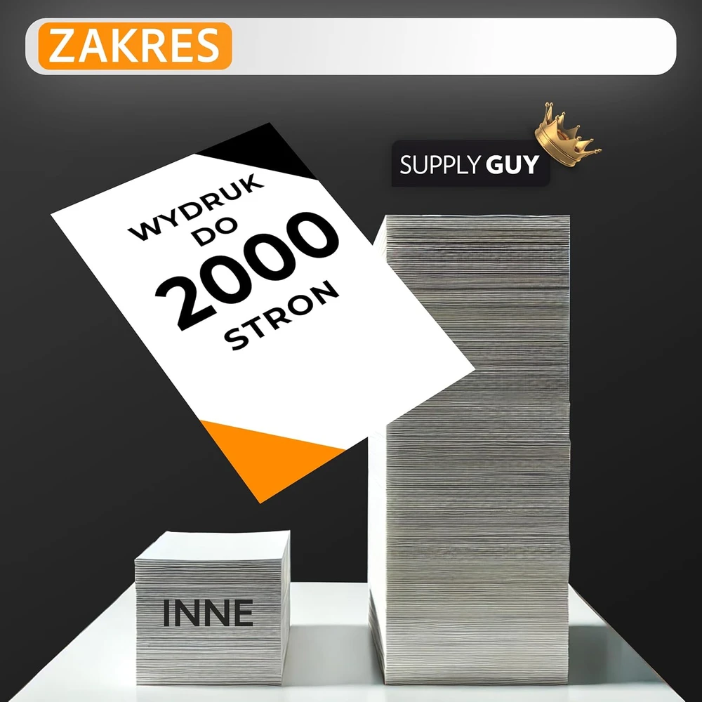 Supply Guy juodos spalvos tonerio kasetės su mikroschema, 2 vnt., suderinamos su Brother TN-1150