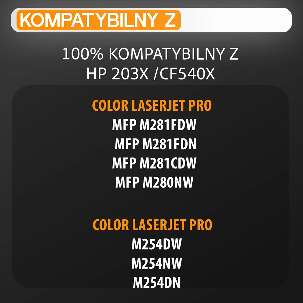 Supply Guy tonerio kasetės HP 203X, 203A pakaitalas, spalvotos, su lustu, 4 vnt. rinkinys