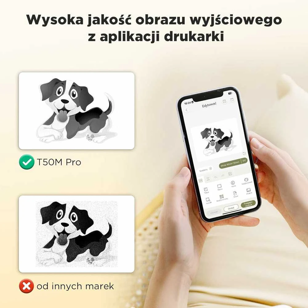 Spausdintuvas SUPVAN T50M Pro nešiojama terminė etikečių spausdintuvė su 3 ritinėliais, USB-C