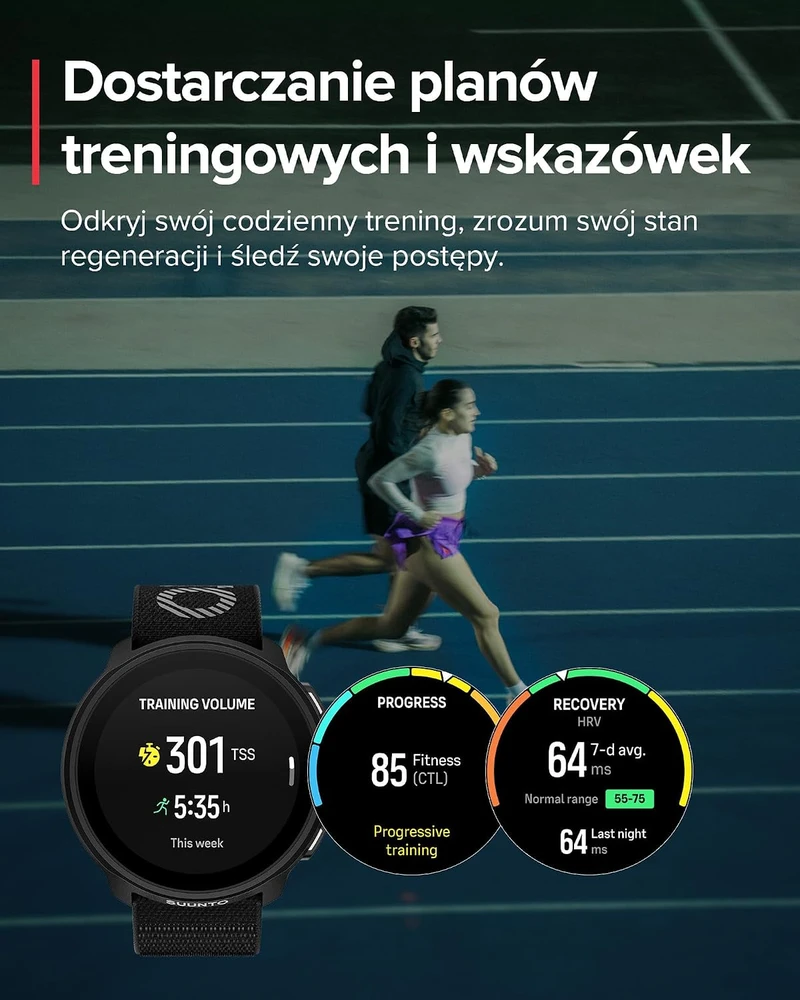 Išmanusis laikrodis SUUNTO RUN ALL Juodas sportinis laikrodis