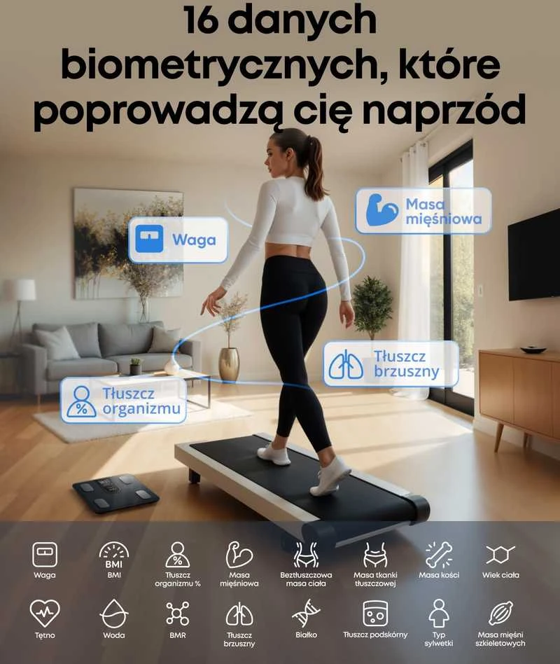 Svarstyklės eufy išmanioji kūno riebalų svarstyklė su TFT ekranu ir Bluetooth, T9130