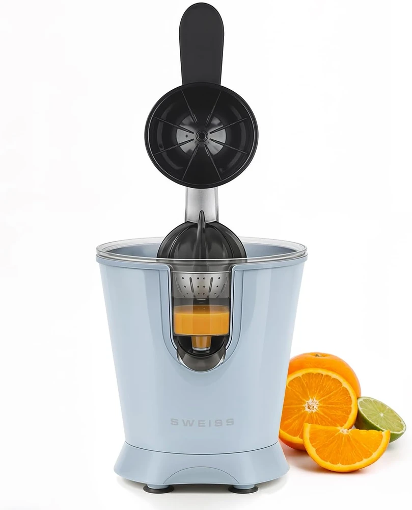 SWEISS elektrinė citrusinių vaisių sulčiaspaudė 160 W, nerūdijantis plienas, ZEST6