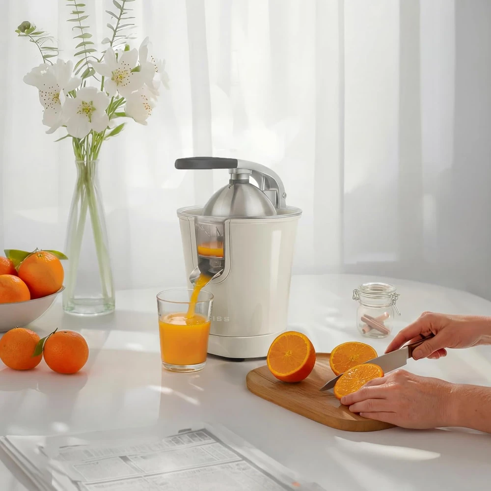 SWEISS elektrinė citrusinių vaisių sulčiaspaudė 160 W, BPA free, nerūdijantis plienas, ZEST8