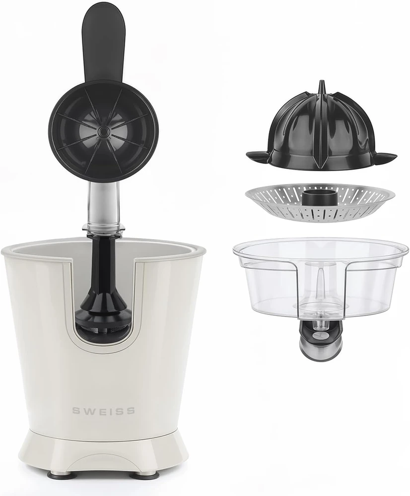 SWEISS elektrinė citrusinių vaisių sulčiaspaudė 160 W, BPA free, nerūdijantis plienas, ZEST8