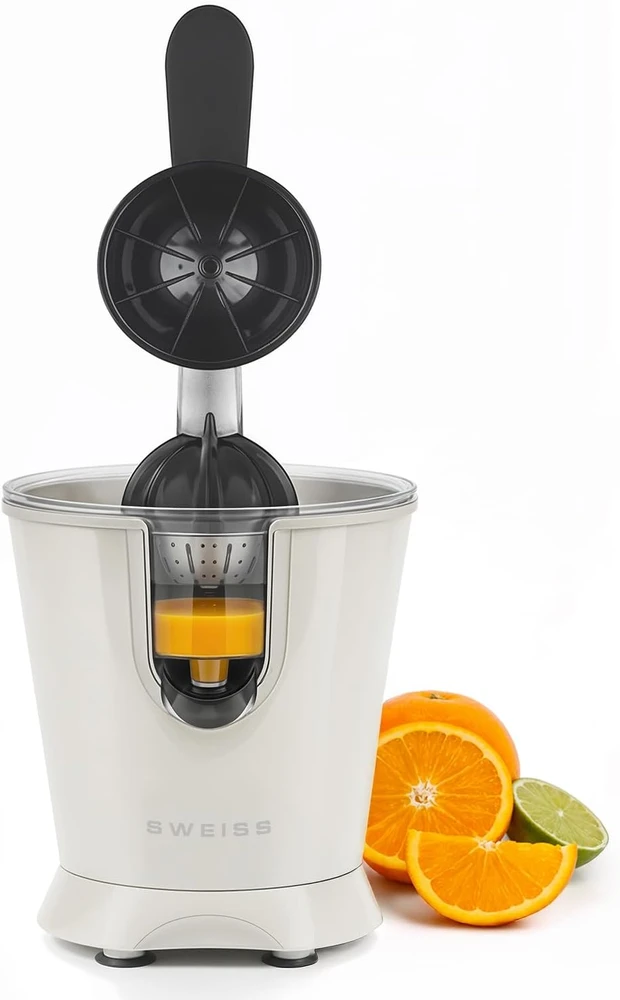 SWEISS elektrinė citrusinių vaisių sulčiaspaudė 160 W, BPA free, nerūdijantis plienas, ZEST8
