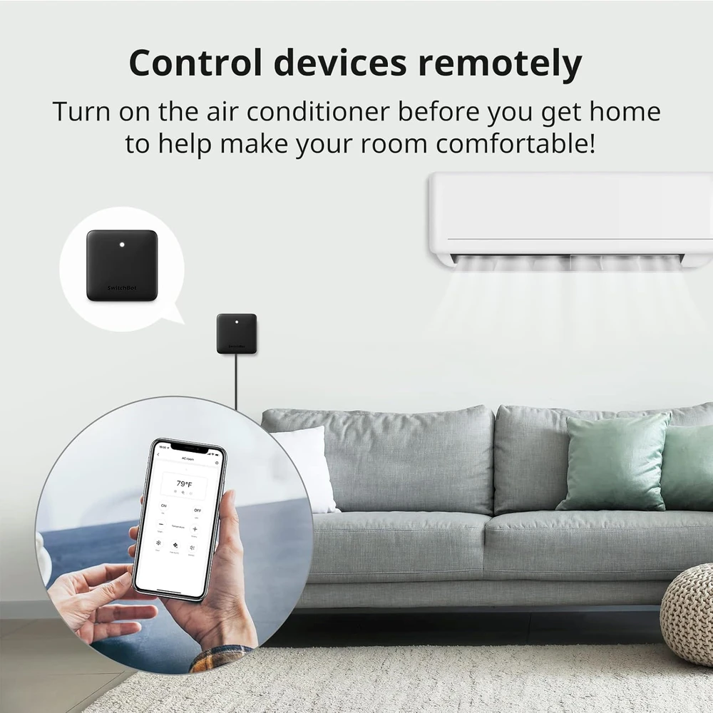 SwitchBot išmanusis infraraudonųjų spindulių valdiklis Hub Mini Wi-Fi W0202200