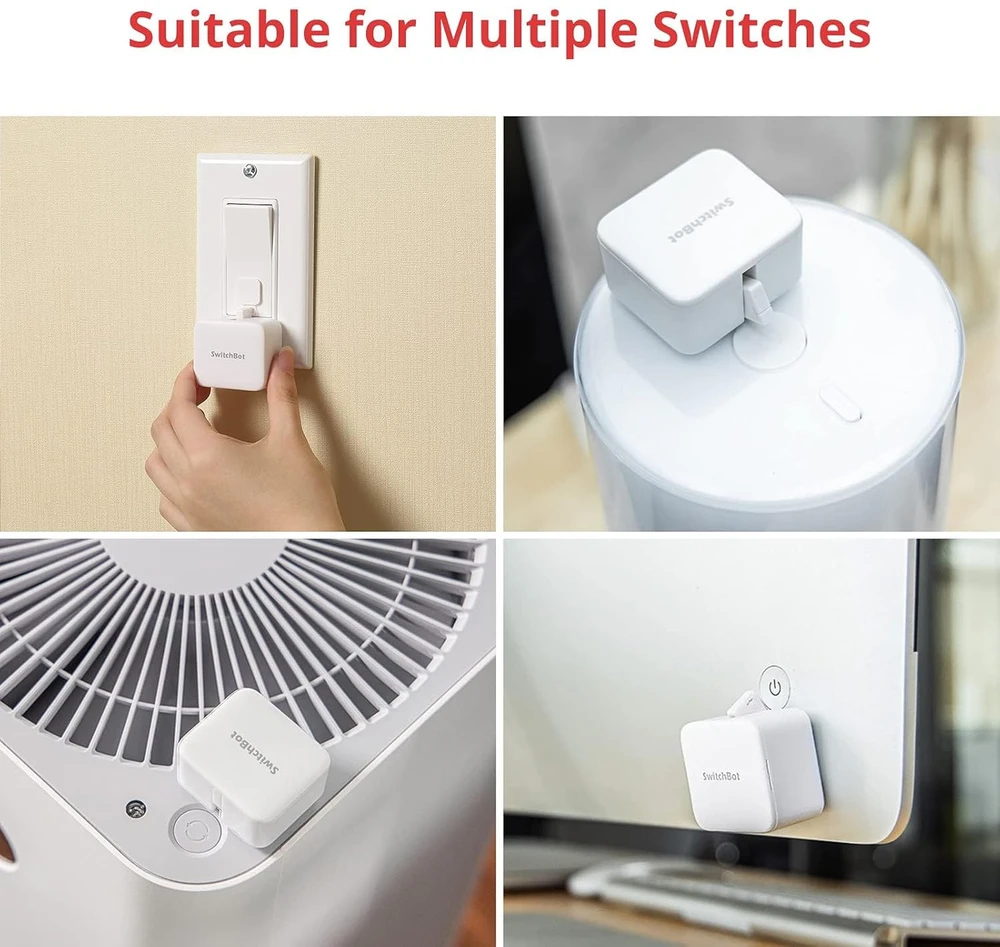 SwitchBot išmanusis jungiklio valdiklis Fingerbot, Bluetooth, USB-C, 1 kgf, SwitchBot-C1