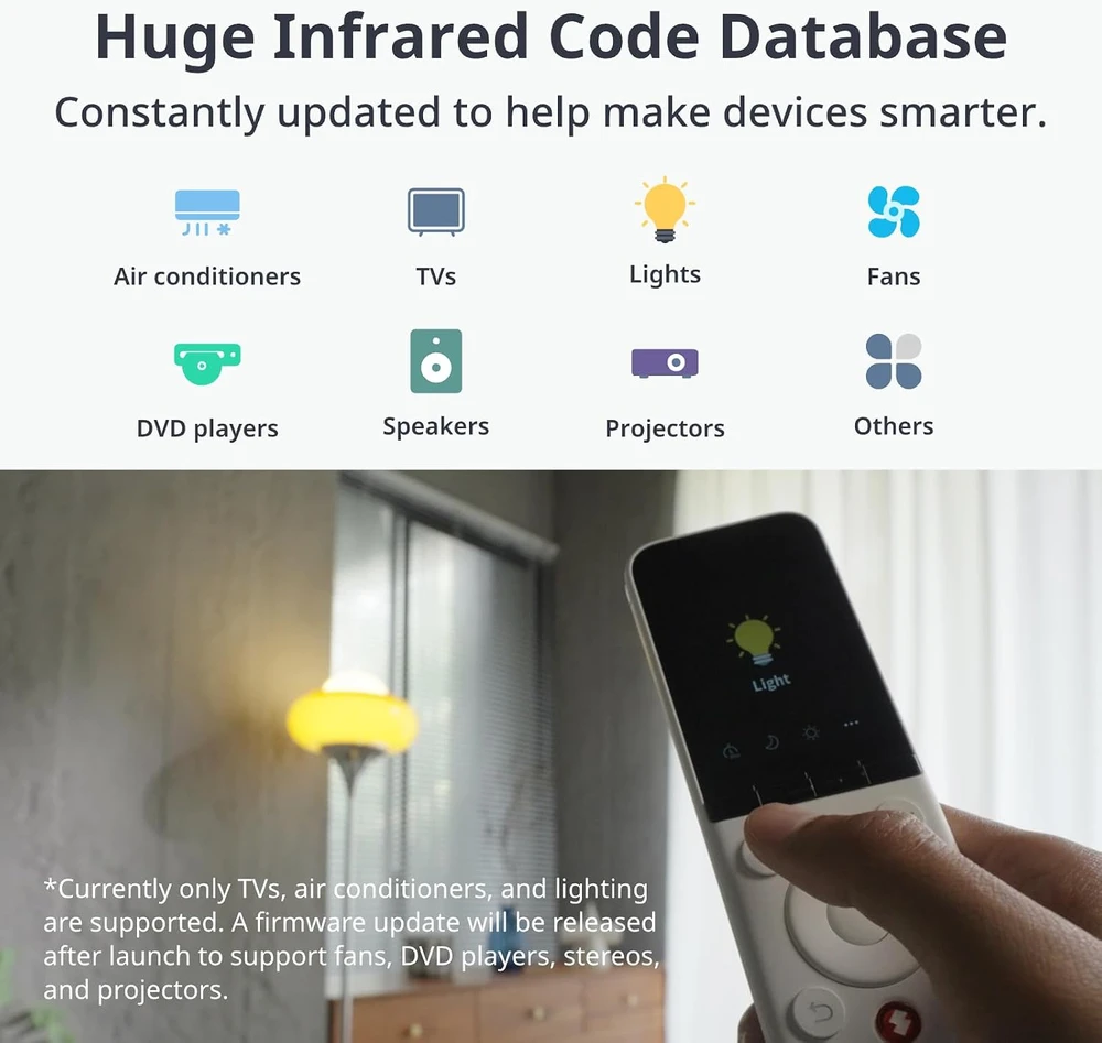 SwitchBot universalus išmanusis nuotolinio valdymo pultas IR/Bluetooth su Matter W4600001