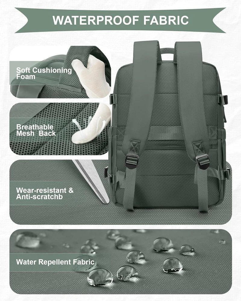 SZLX kelioninė rankinio bagažo kuprinė 40 x 25 x 20 cm su USB jungtimi