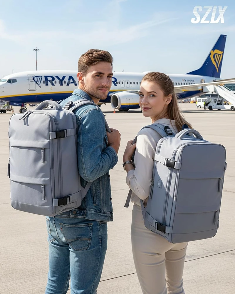 SZLX vakuuminė kelioninė kuprinė su elektrine pompa ir USB-C įkrovimu