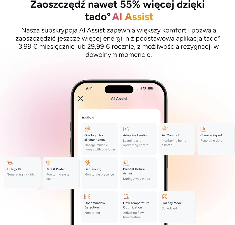 Tado išmanusis radiatoriaus termostatas su Thread ir Matter VX-SRT02-AZ-ML-00