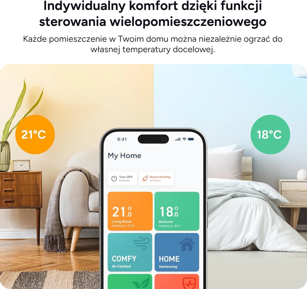 Tado išmanusis radiatoriaus termostatas su Thread ir Matter VX-SRT02-AZ-ML-00