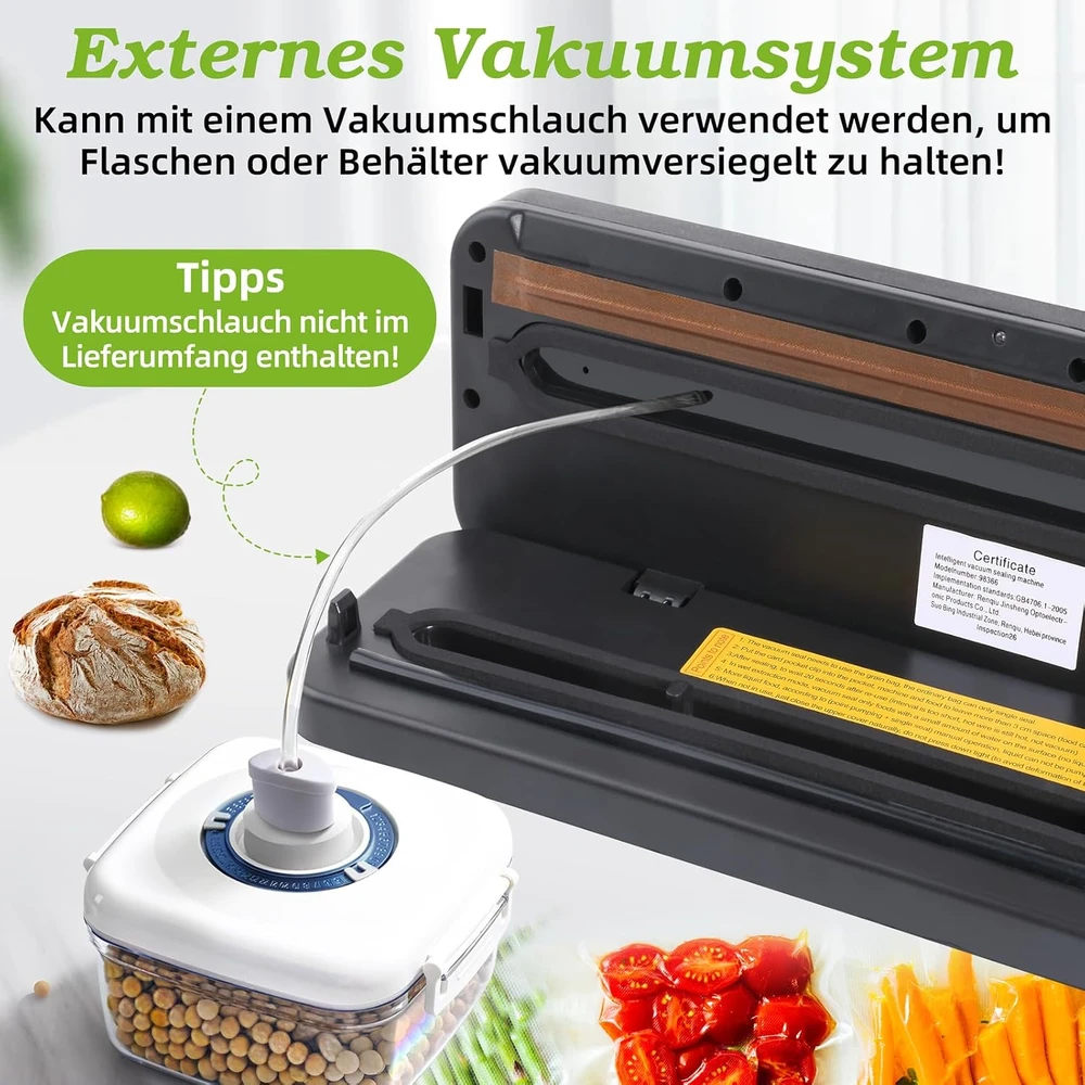 TAIHOBO vakuuminis maisto pakavimo aparatas 120 W, 30 cm, 5 funkcijų THBPB0328A001EU
