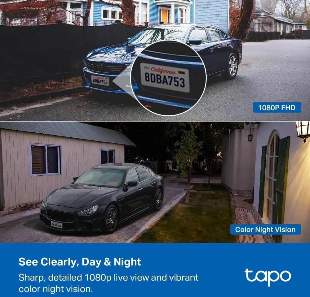 TP-Link Tapo C400 KIT Box IP security camera Outdoor 1920 x 1080 pikselių Wall