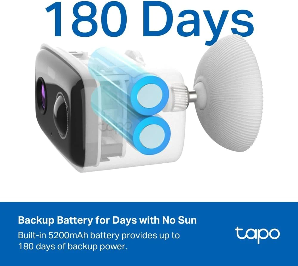 TP-Link Tapo C400 KIT Box IP security camera Outdoor 1920 x 1080 pikselių Wall