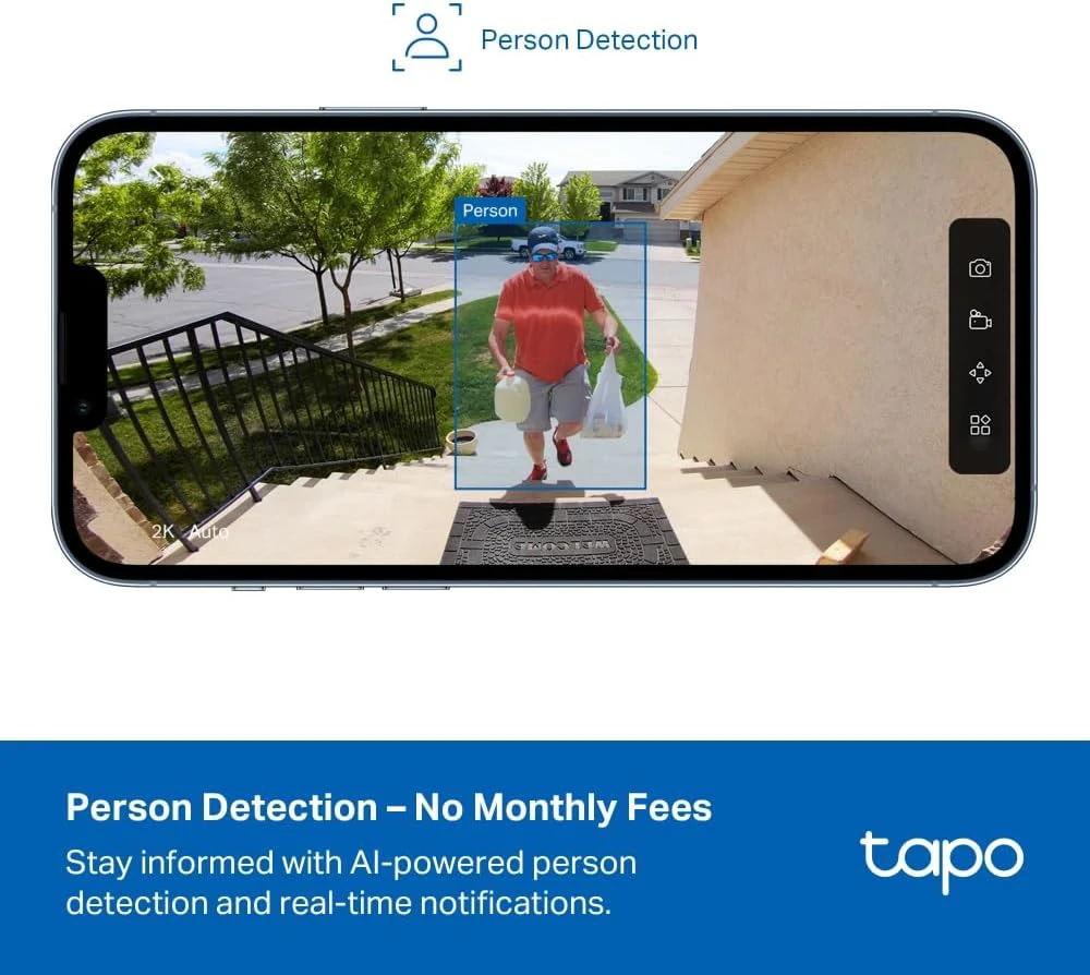 TP-Link Tapo C400 KIT Box IP security camera Outdoor 1920 x 1080 pikselių Wall