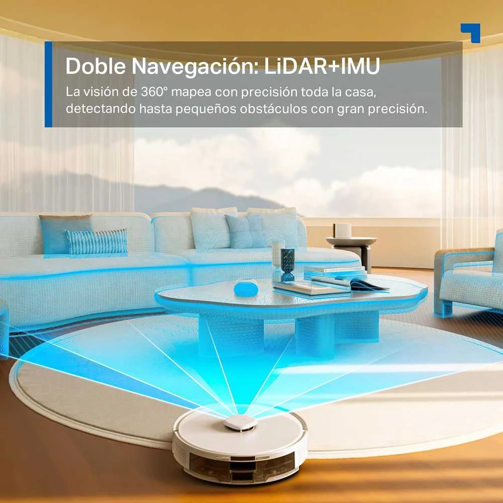 TP-LINK „Hyper Suction Robot“ dulkių siurblys ir šluostė | Tapo RV30 Max Plus | Wet&Dry | 2600 mAh | Dulkių talpa 3 L | 5300 Pa | Juodas