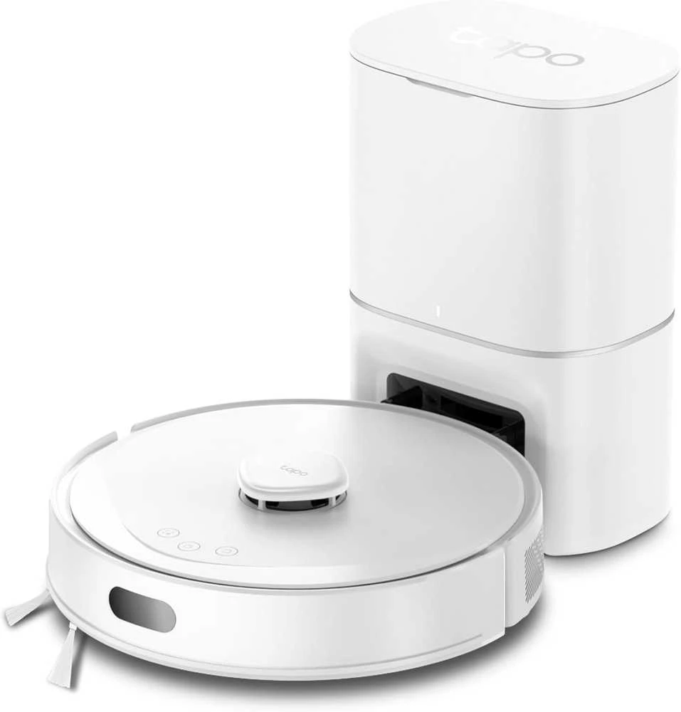 TP-LINK „Hyper Suction Robot“ dulkių siurblys ir šluostė | Tapo RV30 Max Plus | Wet&Dry | 2600 mAh | Dulkių talpa 3 L | 5300 Pa | Juodas