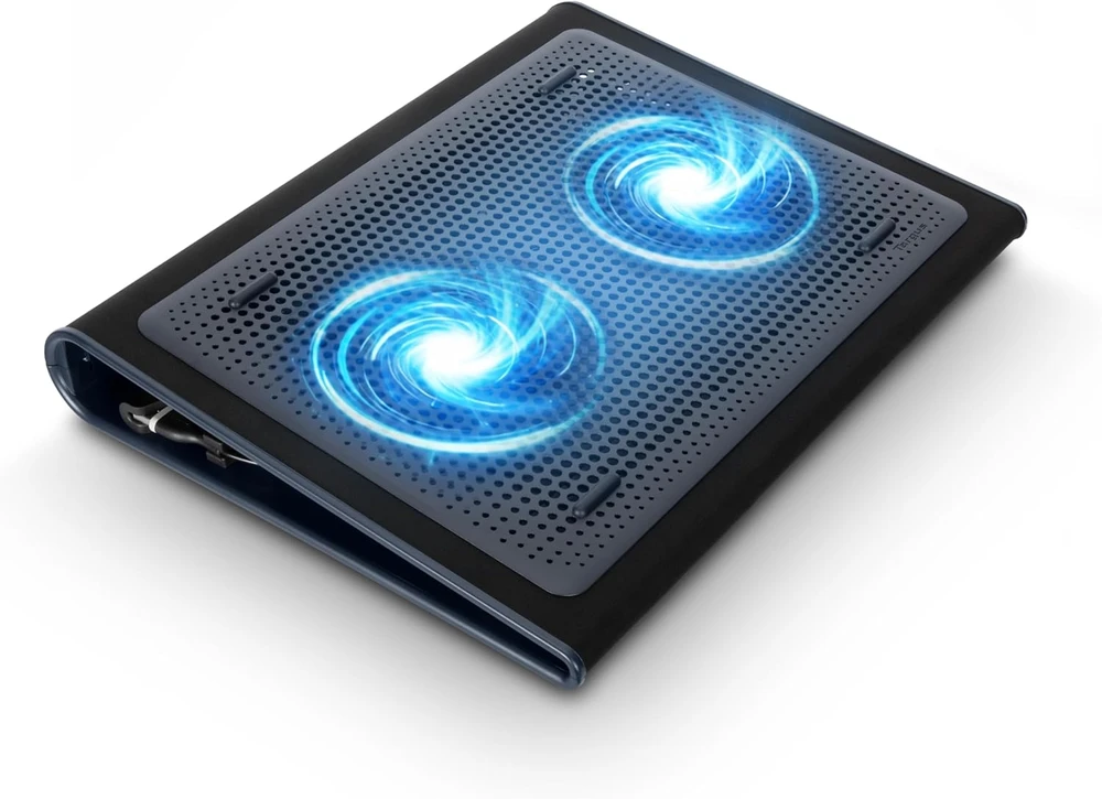 Targus | Notebook Cooling Pad iki 17” | 319 x 380 x 54 mm | 950 g | Juodas/Pilkas