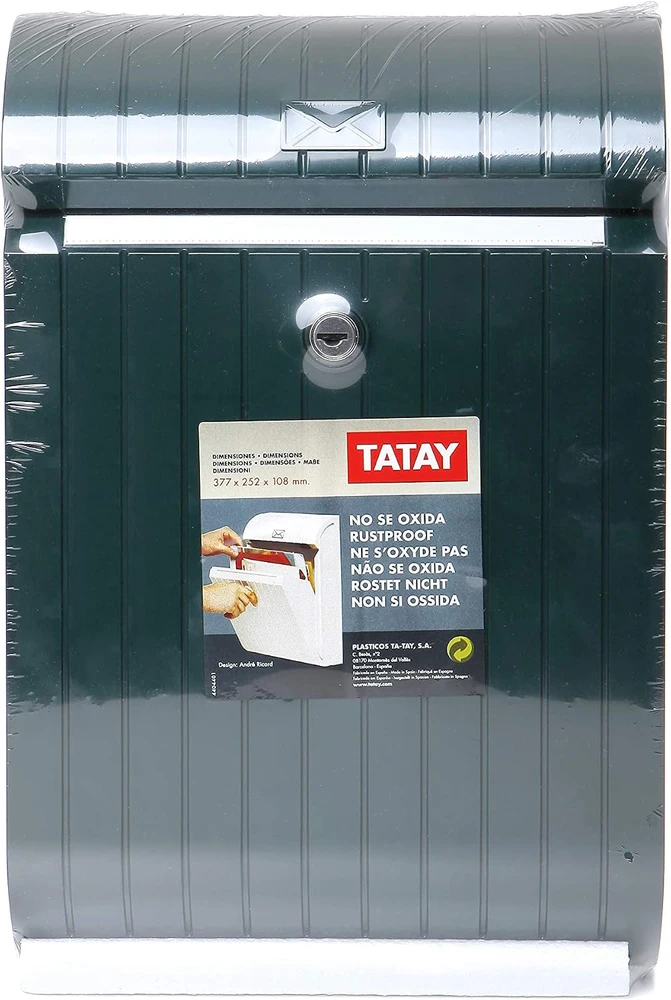 TATAY Piccolo sieninė pašto dėžutė, 6 l, ABS plastikas, atspari UV spinduliams, 0044003