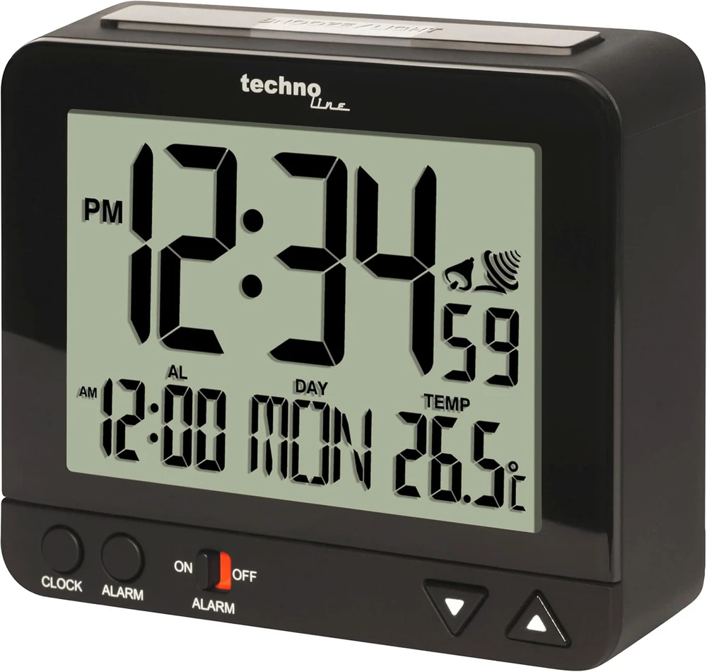 Technoline Techno line radijo bangomis valdomas žadintuvas, 3,2 cm, WT 195