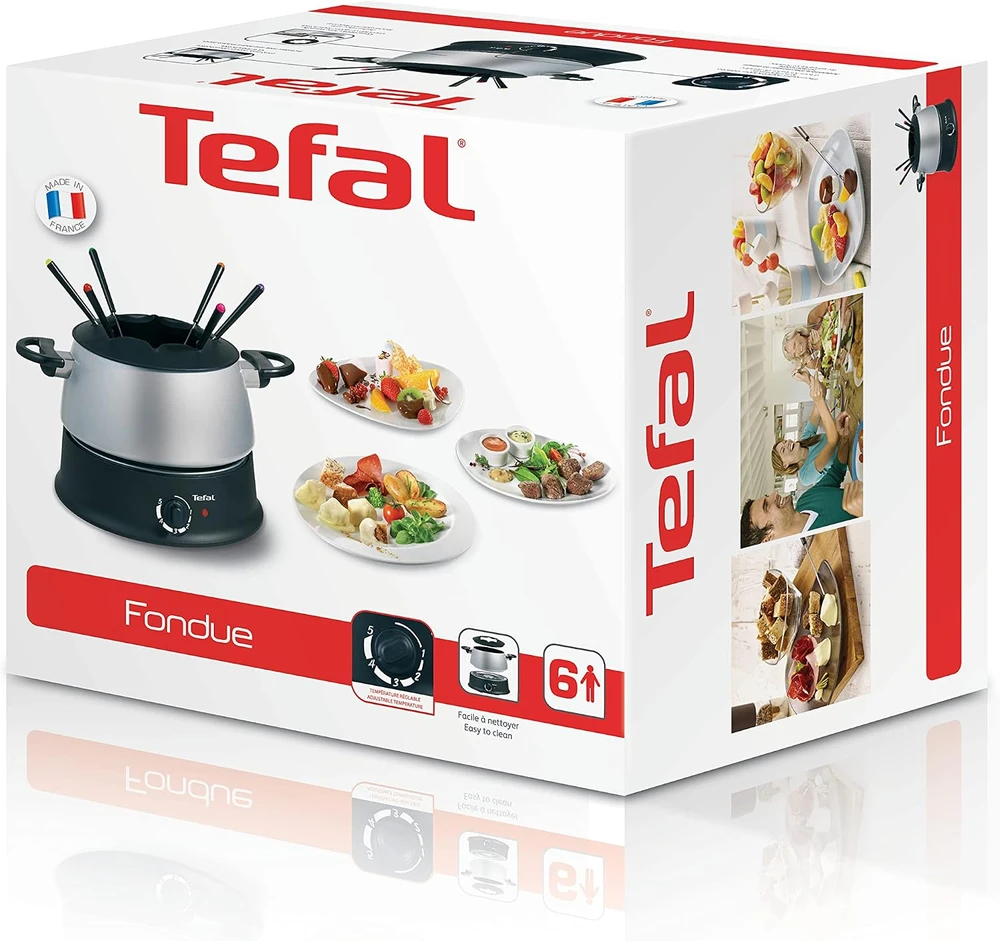 Tefal elektrinis fondiu rinkinys 1200 W su reguliuojamu termostatu EF3000.10