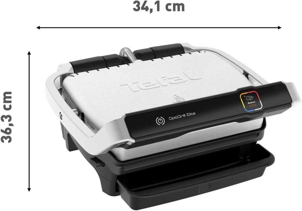 Tefal elektrinis grilis Optigrill Elite, 2000 W, 12 automatinių programų, GC750D