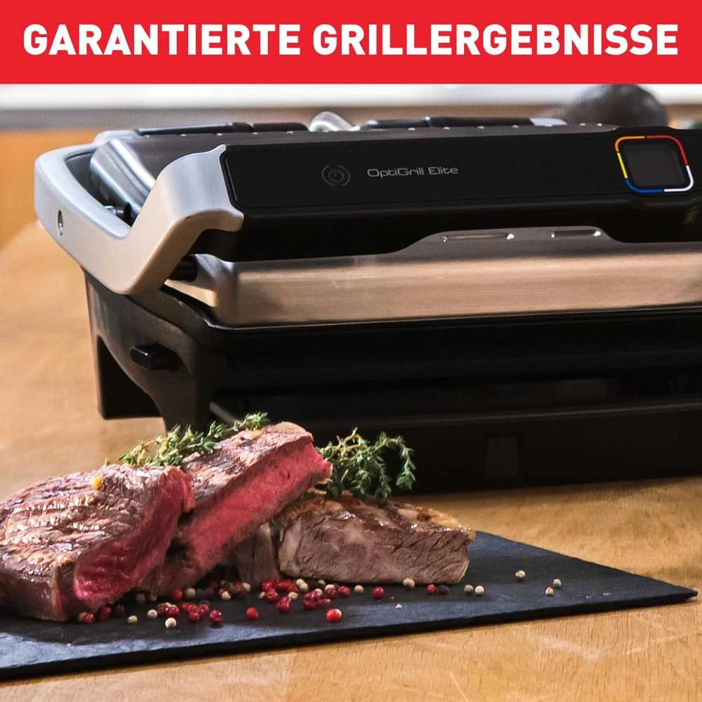 Tefal elektrinis grilis Optigrill Elite, 2000 W, 12 automatinių programų, GC750D
