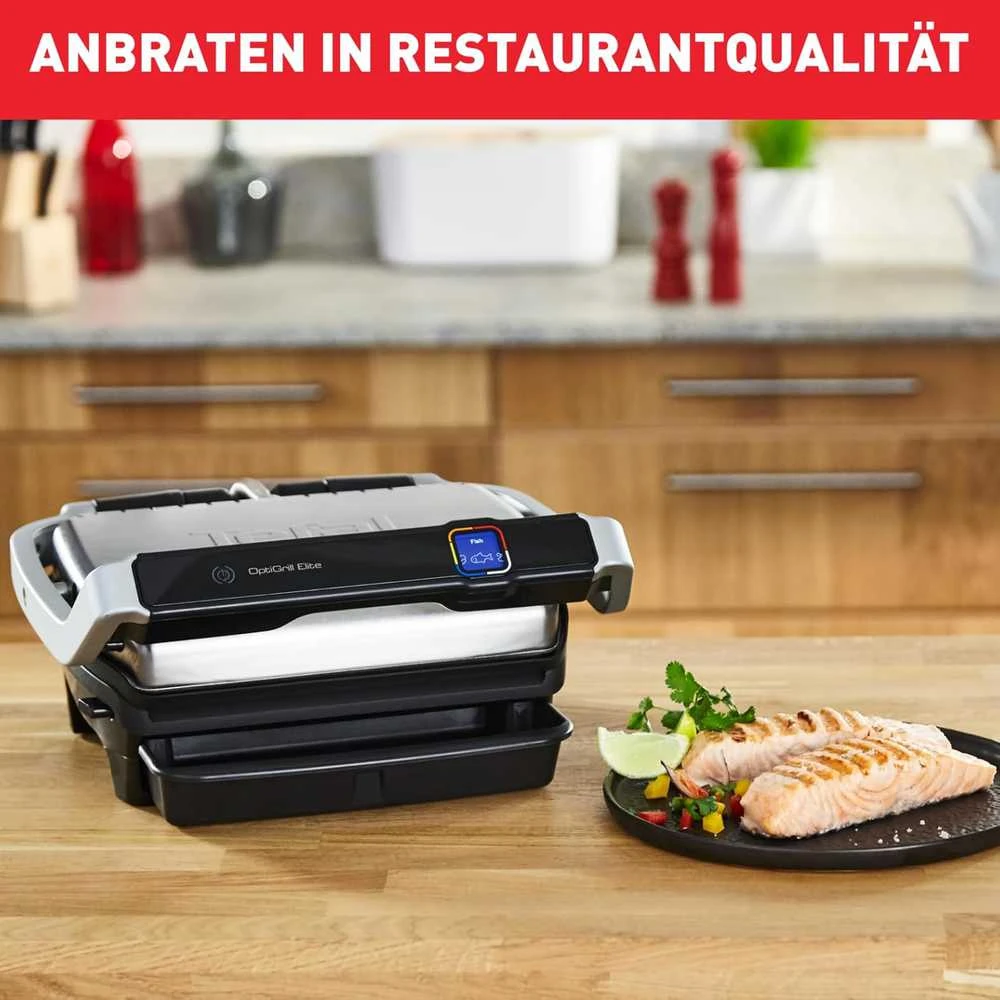 Tefal elektrinis grilis Optigrill Elite, 2000 W, 12 automatinių programų, GC750D