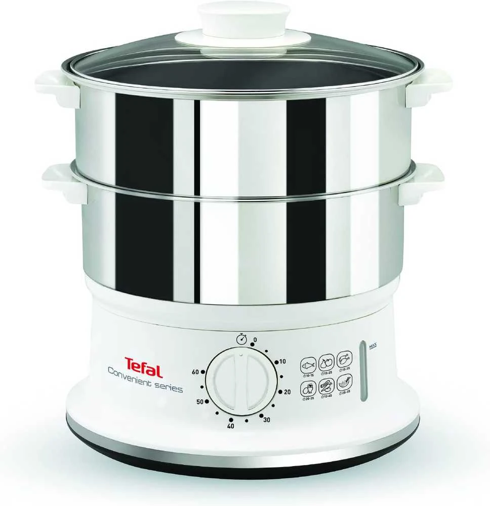Tefal garų puodas 6 l, 900 W, nerūdijančio plieno korpusas, VC1451
