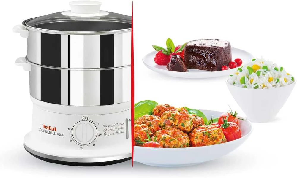 Tefal garų puodas 6 l, 900 W, nerūdijančio plieno korpusas, VC1451