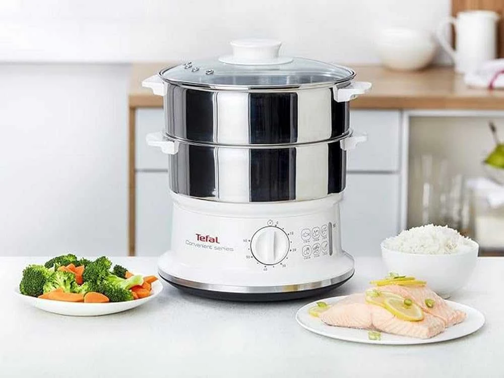 Tefal garų puodas 6 l, 900 W, nerūdijančio plieno korpusas, VC1451