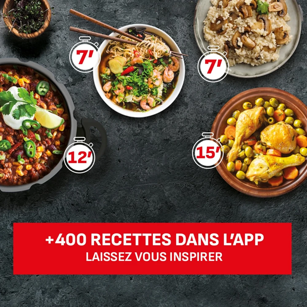 Greitpuodis Tefal Secure 5 Neo, 6L, nerūdijančio plieno