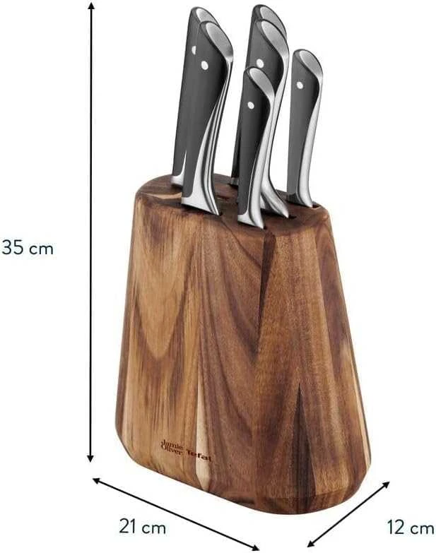 Tefal Jamie Oliver Peilių rinkinys su stovu