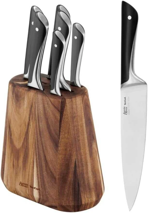 Tefal Jamie Oliver Peilių rinkinys su stovu