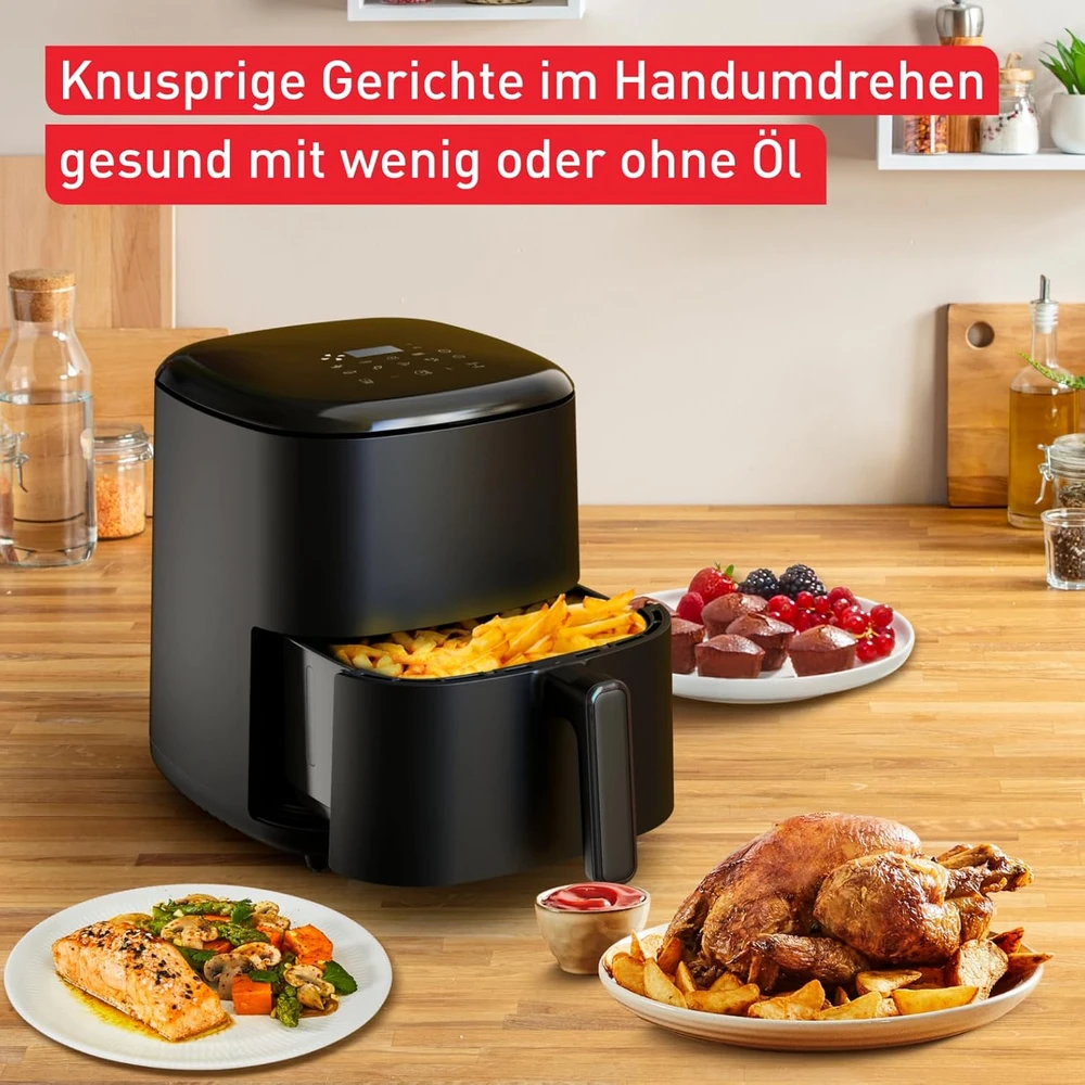 Tefal karšto oro gruzdintuvė 5 l, 1500 W, Easy Fry Max EY2458