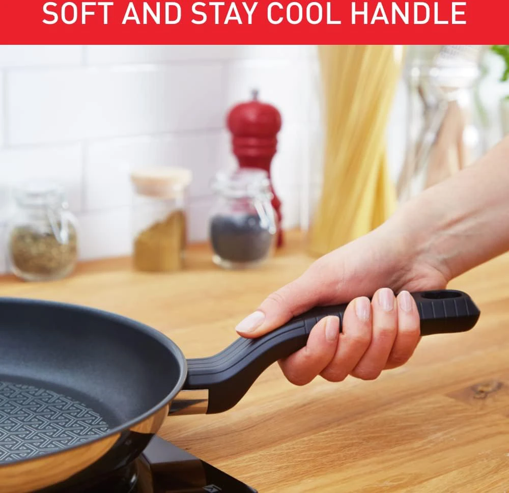 Garų puodas Tefal nerūdijančio plieno puodų ir keptuvių rinkinys Comfort Max 5 dalių, indukcijai, C972S544