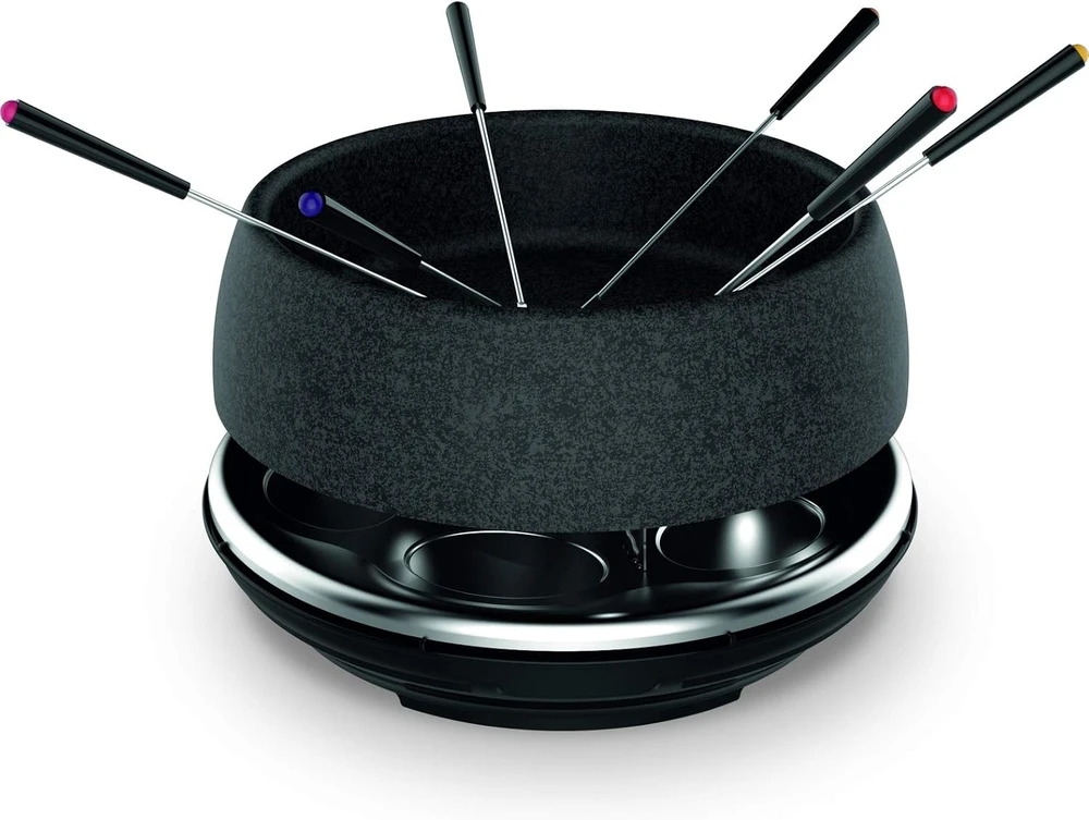 Tefal raclette ir fondiu grilis Cheese'n Co 6 asmenims, 850 W, RE12C812