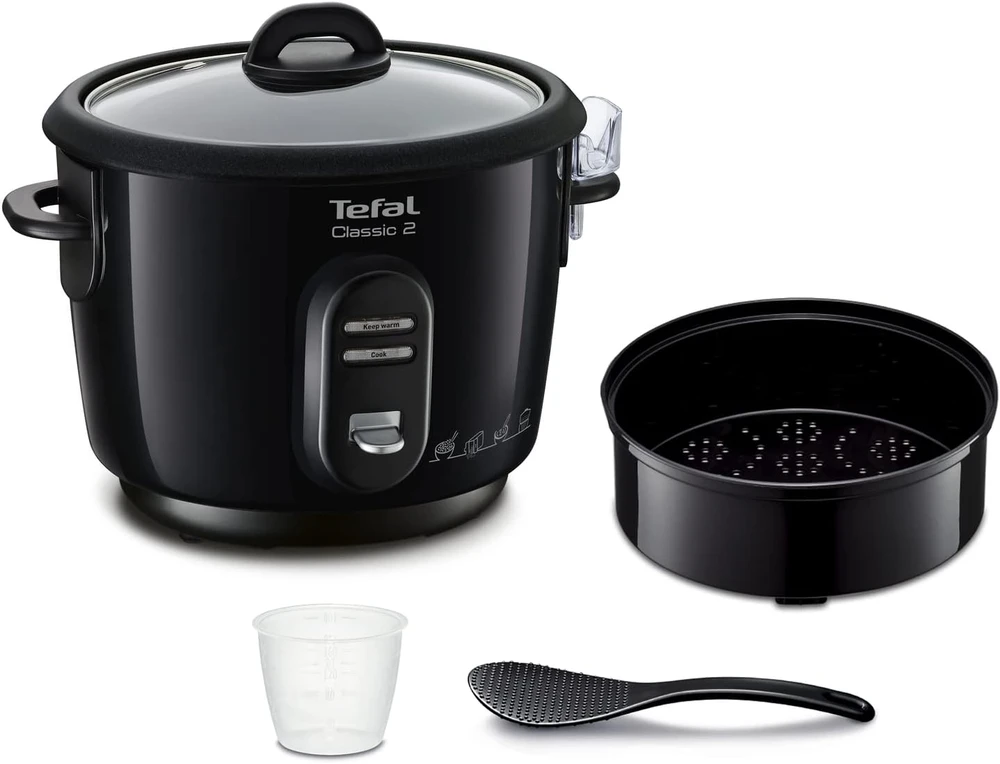 Tefal ryžių viryklė 3 l, 500 W su garinimo krepšeliu RK102811