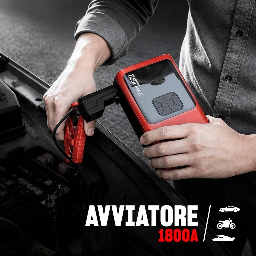 Telwin avarinis paleidimo įrenginys su kompresoriumi 12 V 1800 A 829575