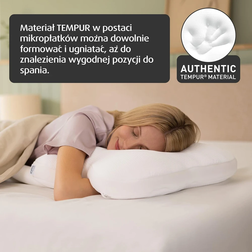 TEMPUR ergonominė pagalvė miegantiems ant pilvo Ombracio 60 x 50 cm